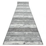 Traversa anti-alunecare Scanduri gri, 90 cm