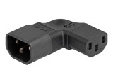 Adaptor cablu DELOCK IEC C13 mamă la IEC C14 tată unghi 10A 250V cod 80474