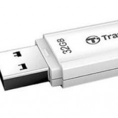 Stick USB Transcend JetFlash 370, 32GB, USB 2.0 (Alb)