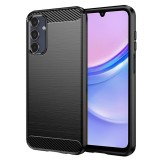 Techsuit - Carbon Silicone - Samsung Galaxy A15 4G / A15 5G - Black