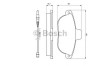 Set placute frana,frana disc PEUGEOT EXPERT platou / sasiu (223) (1995 - 2016) BOSCH 0 986 424 415