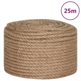 Funie de iuta 25 m lungime, 10 mm grosime