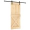 Usa glisanta cu set de feronerie 85x210 cm, lemn masiv de pin