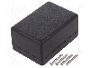 Carcasa ABS, 56mmx81mmx40mm, IP65, HAMMOND - 1594BWBK