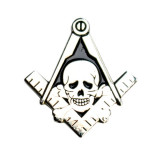 Pin Masonic skull head