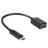 Cablu Adaptor OTG USB 3.0 AF la Tip C 3.1 MCTV-843, 15cm, Negru