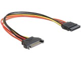 CABLU ALIMENTARE SATA 15 PIN TATA &gt; SATA 15 PIN MAMA 60131 DELOCK