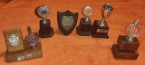 6 cupe trofee cistigate la concursuri intre 13- 16 cm pt. colectionari