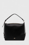 Dkny poseta de piele culoarea negru