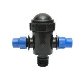 Filtru plastic teu 17x17mm x 1 tol pentru sisteme de irigatii