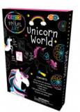 Set Creatie Scratch Spiral - Lumea Unicornilor, Buddy&amp;Barney