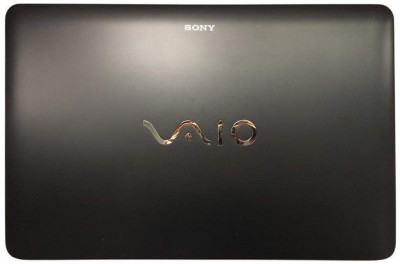 Capac display Laptop, Sony, Vaio SVF15, SVF151, SVF152, SVF153, SVF154, negru foto