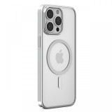 Devia Husa Glimmer Series Magnetic iPhone 15 Pro Max Argintiu