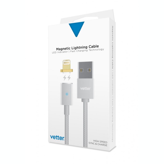 Cabluri si Adaptoare Vetter VETTER, Magnetic Lightning Cable, Silver