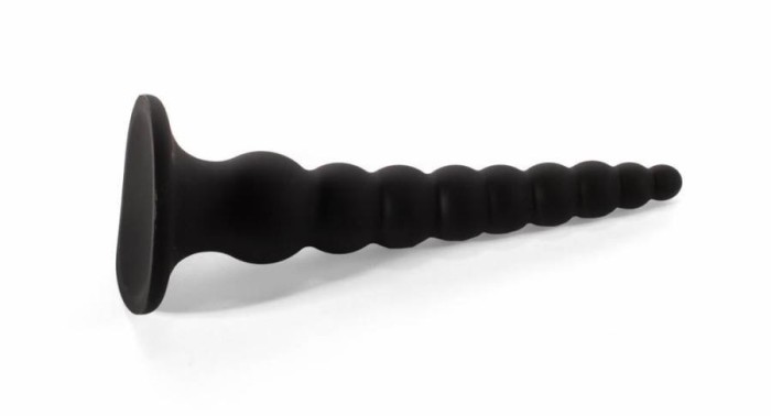 Dop Anal Extra Large, Negru, 20 cm