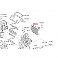 Evaporator aer conditionat Hyundai Solaris/Accent 2010-; Kia Rio 2016-, 245x255x45mm, RapidAuto 41B2P8-1