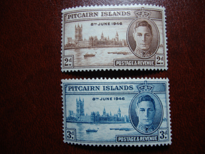 PITCAIRN ISLANDS 1946 SERIE MH