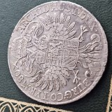 Maria Theresa , Taler 1780 Gunzburg Hafner H28a , argint 27,6 grame , detalii bune