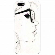 Husa silicon pentru Huawei Y5 2018, Girl Face