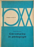 Cercetarea in pedagogie - Emile Planchard