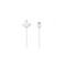 Cablu USB Type C micro USB Lightning 1.5m alb Allocacoc