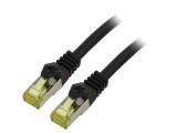 Patch Cord Goobay S/FTP Cat 6a RJ45, Cablu Litat Cu, Cod 69403