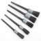 Set 5 perii profesionale Gri pentru curatat interior si exterior auto, elemente de caroserie, bord, jante,