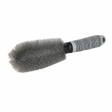 Cumpara ieftin Perie pentru Curatare Jante Auto, 25 cm, Peri Moi din Polipropilena si Nailon, Maner Ergonomic Antiderapant, Gri