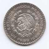 Mexic 1 Peso 1966 - Billon (.100 argint) &bull; 16 g, 34.5 mm, Md4, KM-459