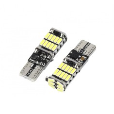 set 2 leduri t10 w5w ,canbus,alb 6000k, 12v