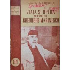 VIATA SI OPERA PROFESORULUI GHEORGHE MARINESCU