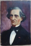 Portretul compozitorului Louis Hector Berlioz// ulei pe carton, nesemnat, Istorice, Acuarela, Altul