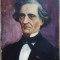 Portretul compozitorului Louis Hector Berlioz// ulei pe carton, nesemnat
