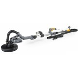 Set masina 2 in 1 de slefuit telescopica tip girafa pentru pereti si tavane, 1400 W, cap rotund și triunghiular, LED, Powermat
