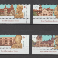 ROMANIA 2023 CTITORII REGALE -Evenimente Serie 4 timbre LP.2437 MNH