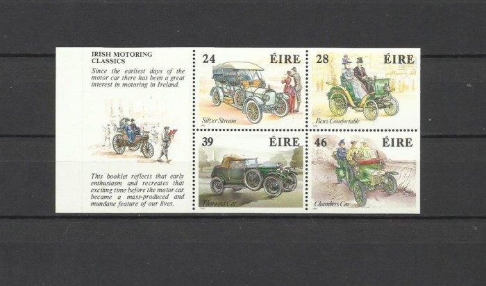 IRLANDA 1989 TRANSPORT MASINI AUTOMOBILE DE EPOCA