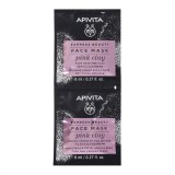 Cumpara ieftin Masca pentru ten senibil cu argila roz Express, 2*8 ml, Apivita
