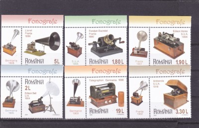 ROMANIA 2020, Colecții rom&amp;acirc;nești. Fonografe, MNH, LP 2275 foto