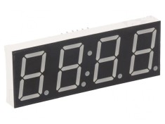 Afișaj LED 7 Segmente 20,4mm 4 Digiti Roșu