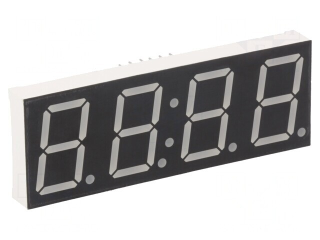 Afișaj LED 7 Segmente 20,4mm 4 Digiti Roșu