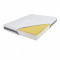 Saltea de Pat Ortopedica din Spuma cu Memorie 150 x 200 - Memory 15+5+1, Fara Arcuri, Ioni de Argint