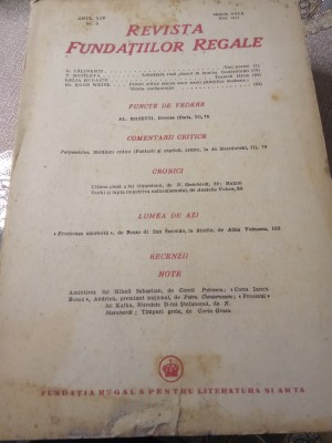 J Revista Fundațiilor Regale mai 1947 foto