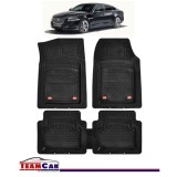 Covorase Auto TeamCar&reg; Tip Tavita Compatibile Jaguar XJ X351 (2009&ndash;2019) Negru Material Rezistent, Cauciuc