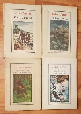 Set 4 carti de Jules Verne. Editura Ion Creanga foto