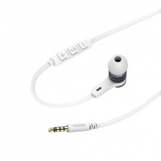 Casti Audio Hama Intense In-Ear Microfon Cablu Plat Alb/Gri 42506811 foto