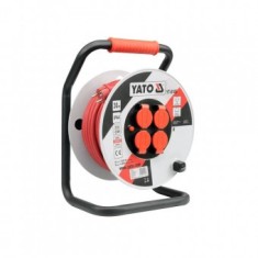 Prelungitor electric pe tambur, Yato IP44, 3x2.5 mmp, lungime 30 m