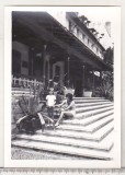 Bnk foto Calimanesti - pavilionul Central, Alb-Negru, Romania de la 1950, Cladiri