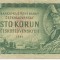 B11 - Bancnota foarte veche - Cehoslovacia - 100 coroane - 1961