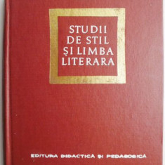 Studii de stil si limba literara – Al. Bojin