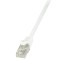 PATCH CORD UTP LOGILINK Cat6, cupru-aluminiu, 0.25 m, alb, AWG24, &quot;CP2011U&quot; (timbru verde 0.08 lei)